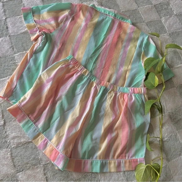 🌸Striped Pastel Pajama Set - Picture 11 of 11